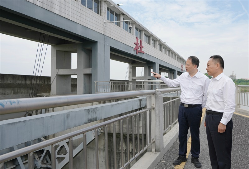 李国英调研杜家台分蓄洪区